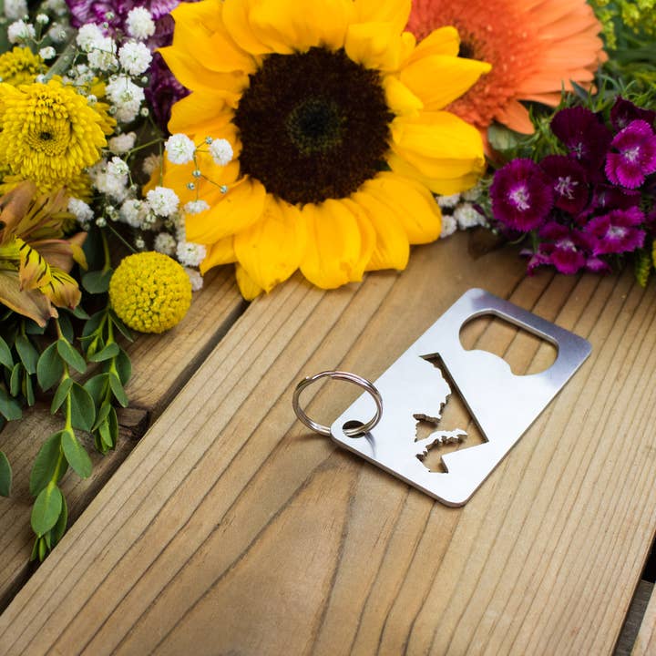 Iron Maid Art - Wholesale Bottle/Wine Opener - Maryland State Stainless Steel Beer Bottle Opener Gift Bar6