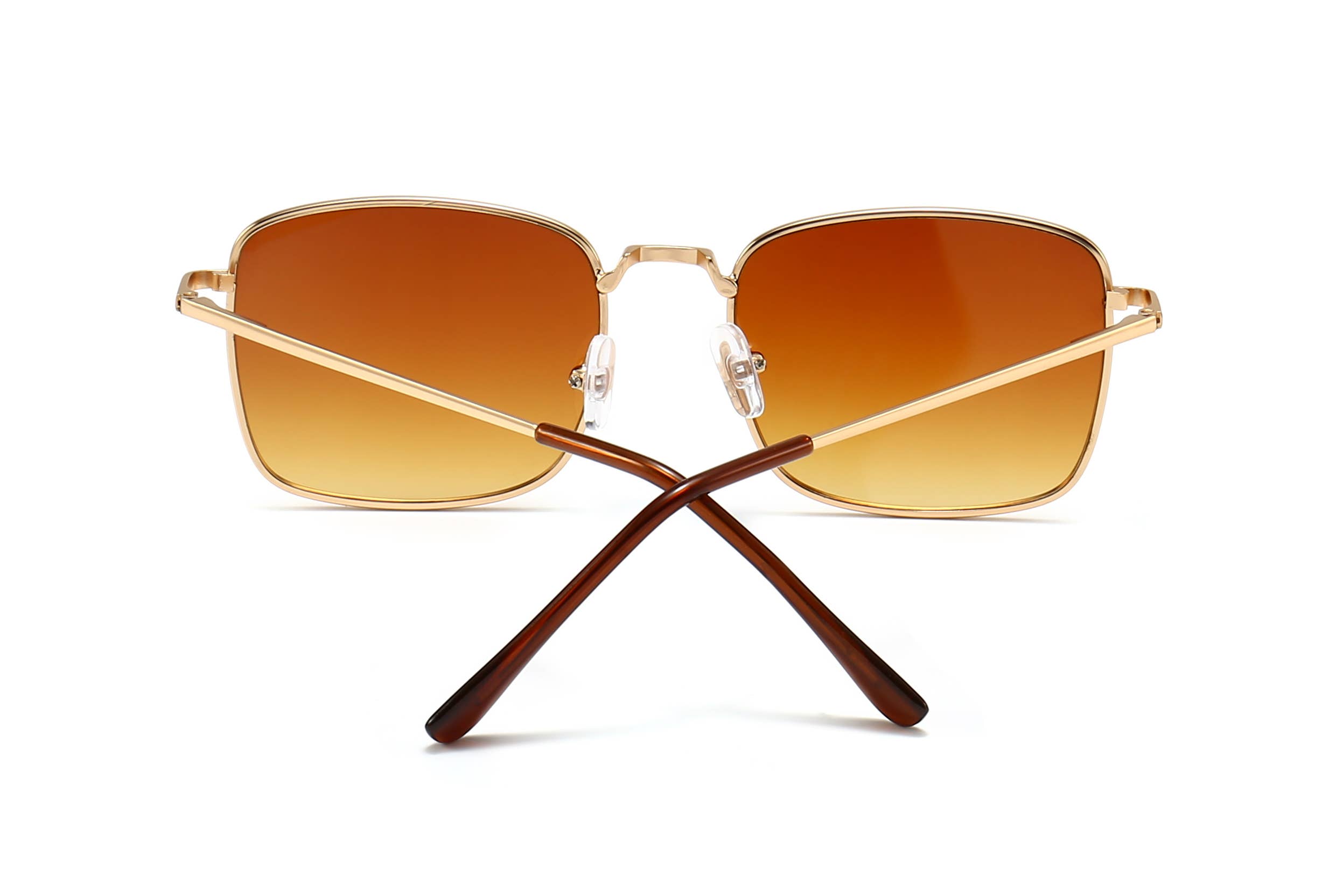 Trio Trading - Wholesale Sunglasses - Unisex - Retro Square Sunglasses Small Lens Unisex Assorted12 Pack7