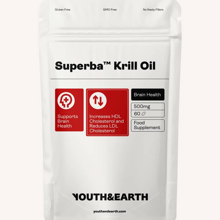 Youth & Earth – Engroshandel Kosttilskud og vitaminer – Superba Krill Olie 500mg 60 softgels