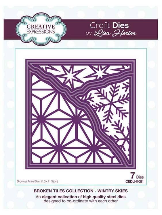 Creative Expressions - Fustella per artigianato con piastrelle rotte per la vendita all'ingrosso da parte di Ecstasy Crafts Distributing