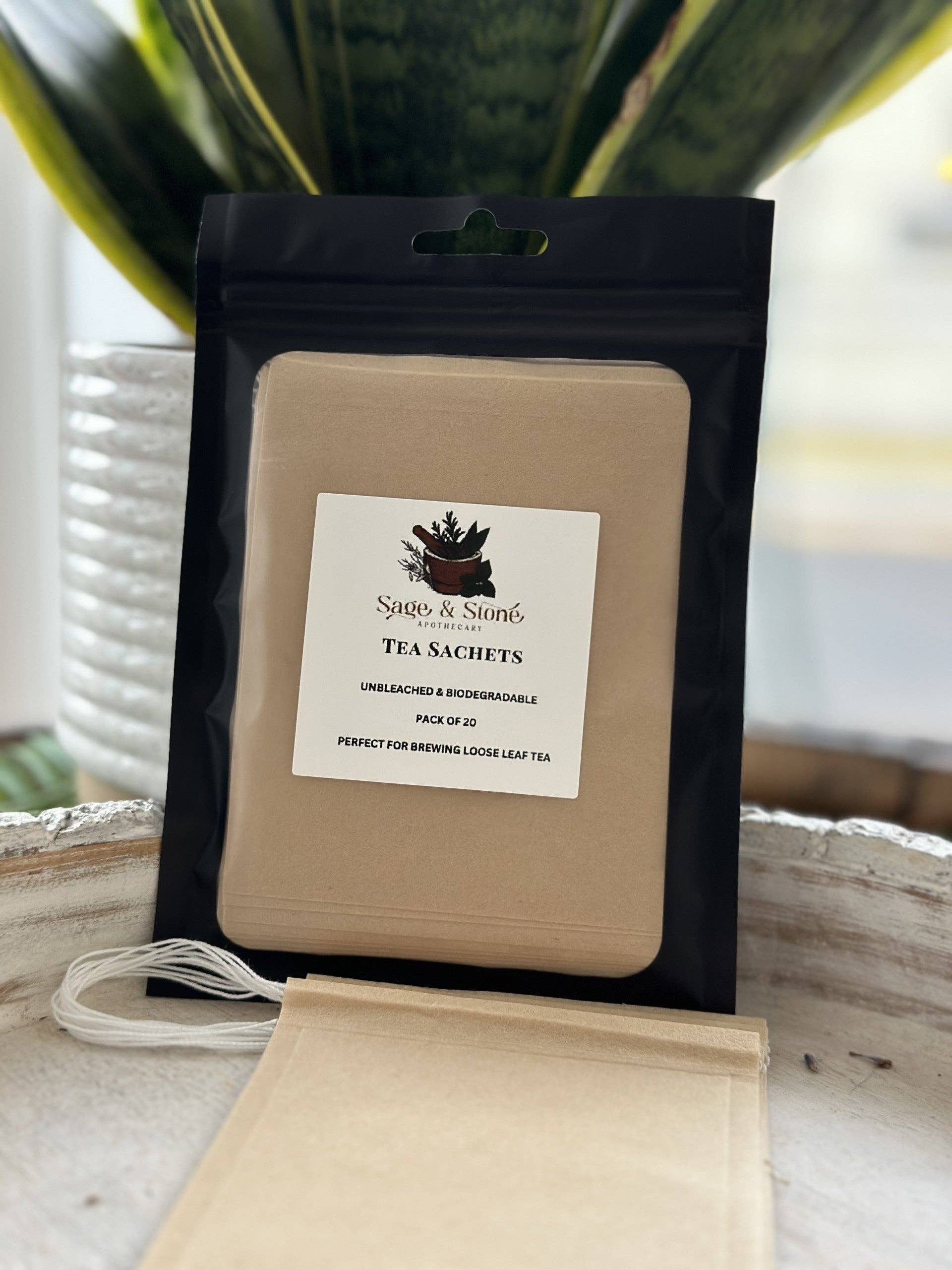 Sage & Stone Apothecary - Wholesale Tea Bags - Tea Sachet biodegradable loose leaf tea bags3