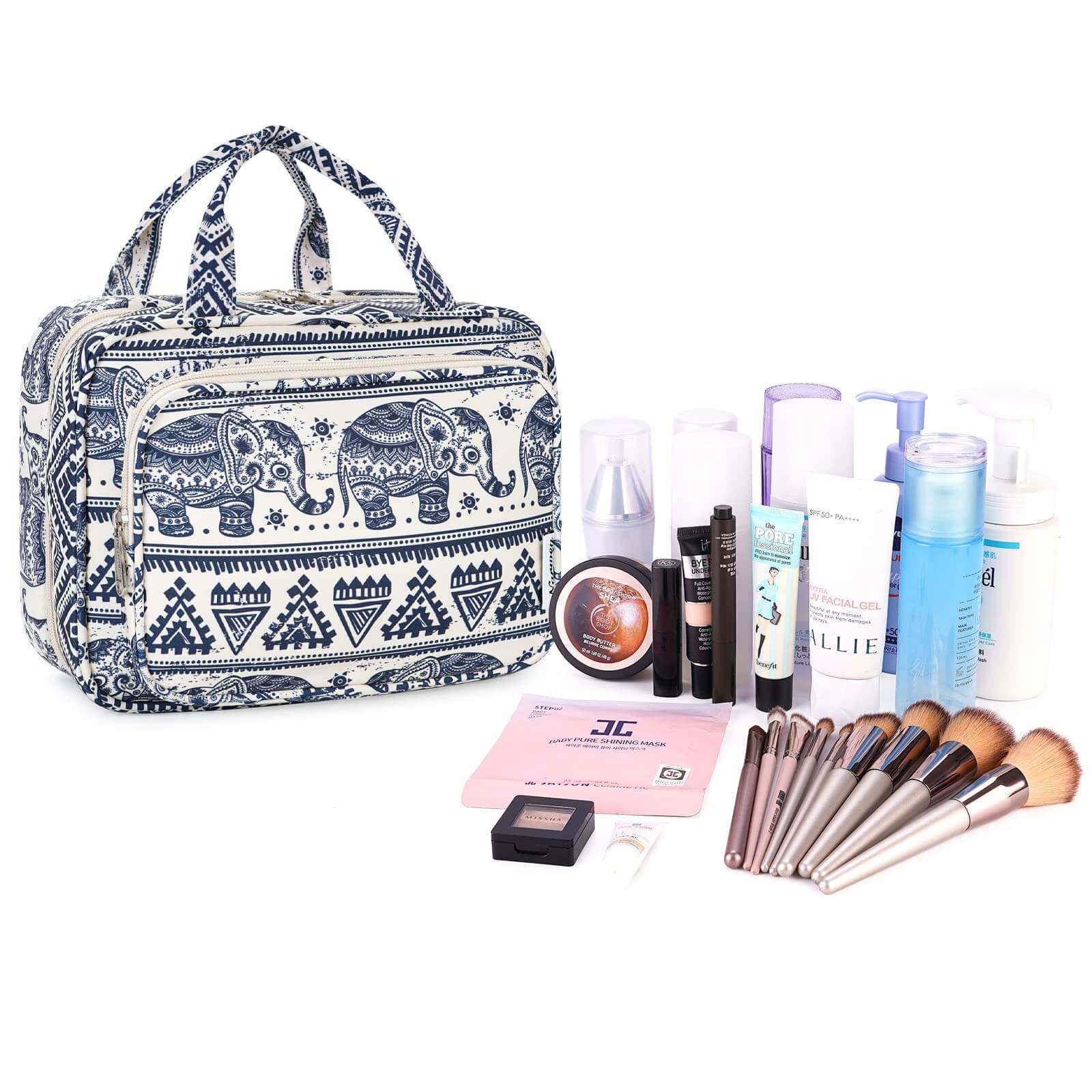 wandf – Großhandel Schmink-/Kosmetiktasche – Hängender Kulturbeutel für Frauen Reise-Make-up-Tasche63