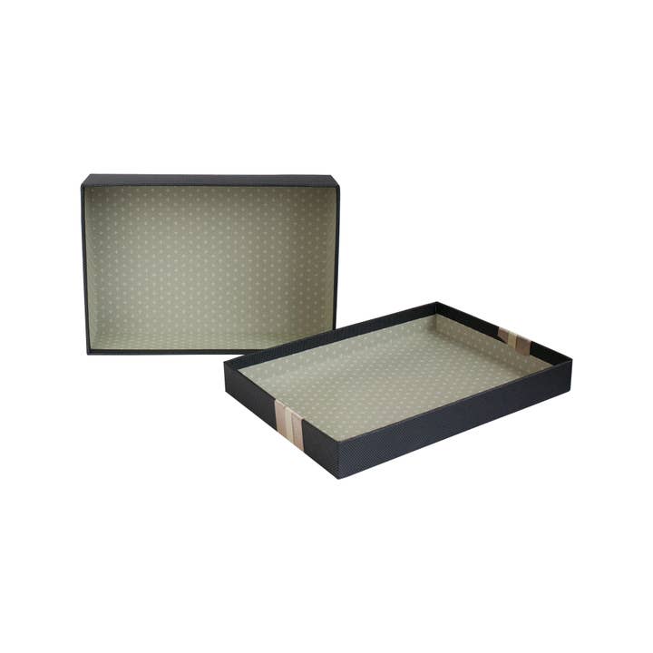 Emartbuy – Engroshandel Gaveæske – Sort gaveæske med låg - Rektangulær3