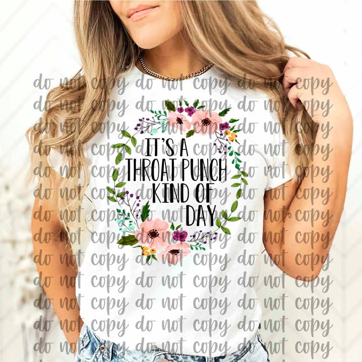 Throat punch t-shirt for wholesale by Creations by Trudy
