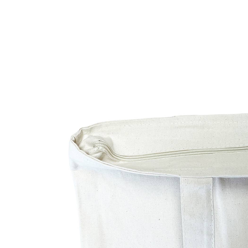 BAGANDCANVAS – Sacola - Unissexo por atacado – Sacola de lona com zíper personalizada com seu logotipo/texto4