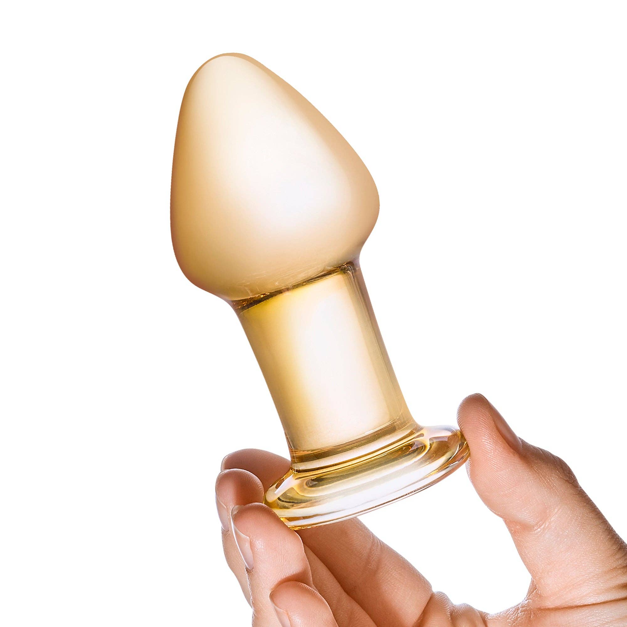 Lux Fetish Store - Wholesale Sex Toy - 3.5" Over Easy Butt Plug3