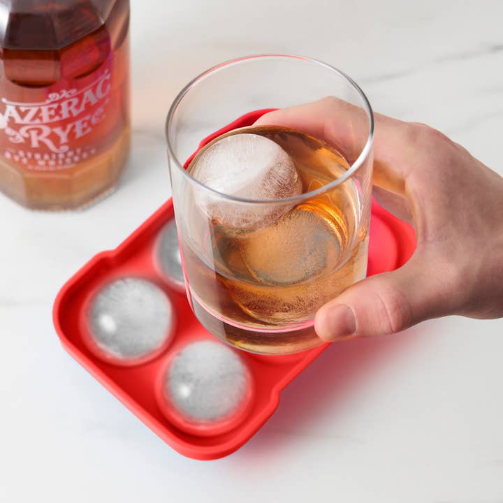 TRUE - Wholesale Ice Tray/Mold - Silicone 2 inch Ice Cube Spheres Mold Tray3