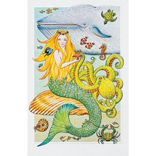 Deep Sea Mermaid - Deluxe for wholesale by Pumpernickel Press