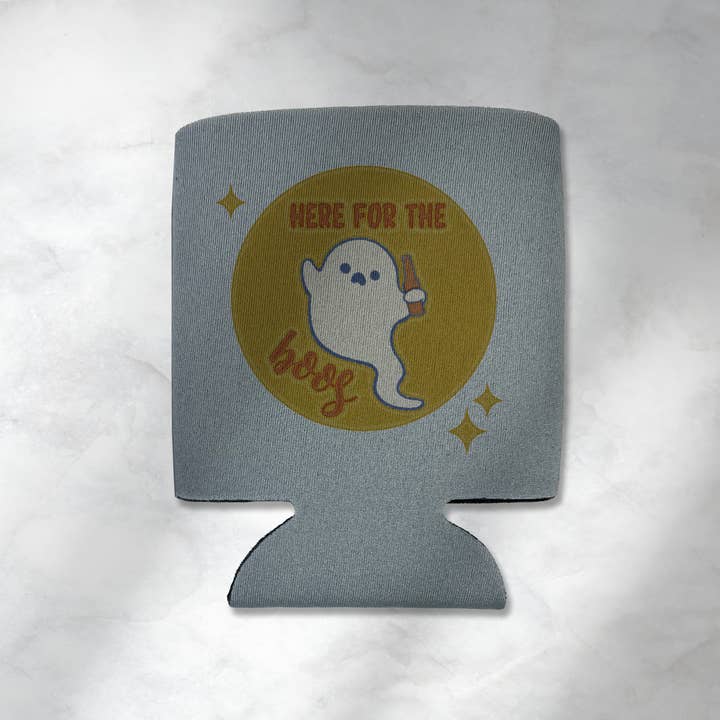 Cluster Funk Studio - Wholesale Drink Huggers & Koozies - Here for the Boos- Halloween Koozie