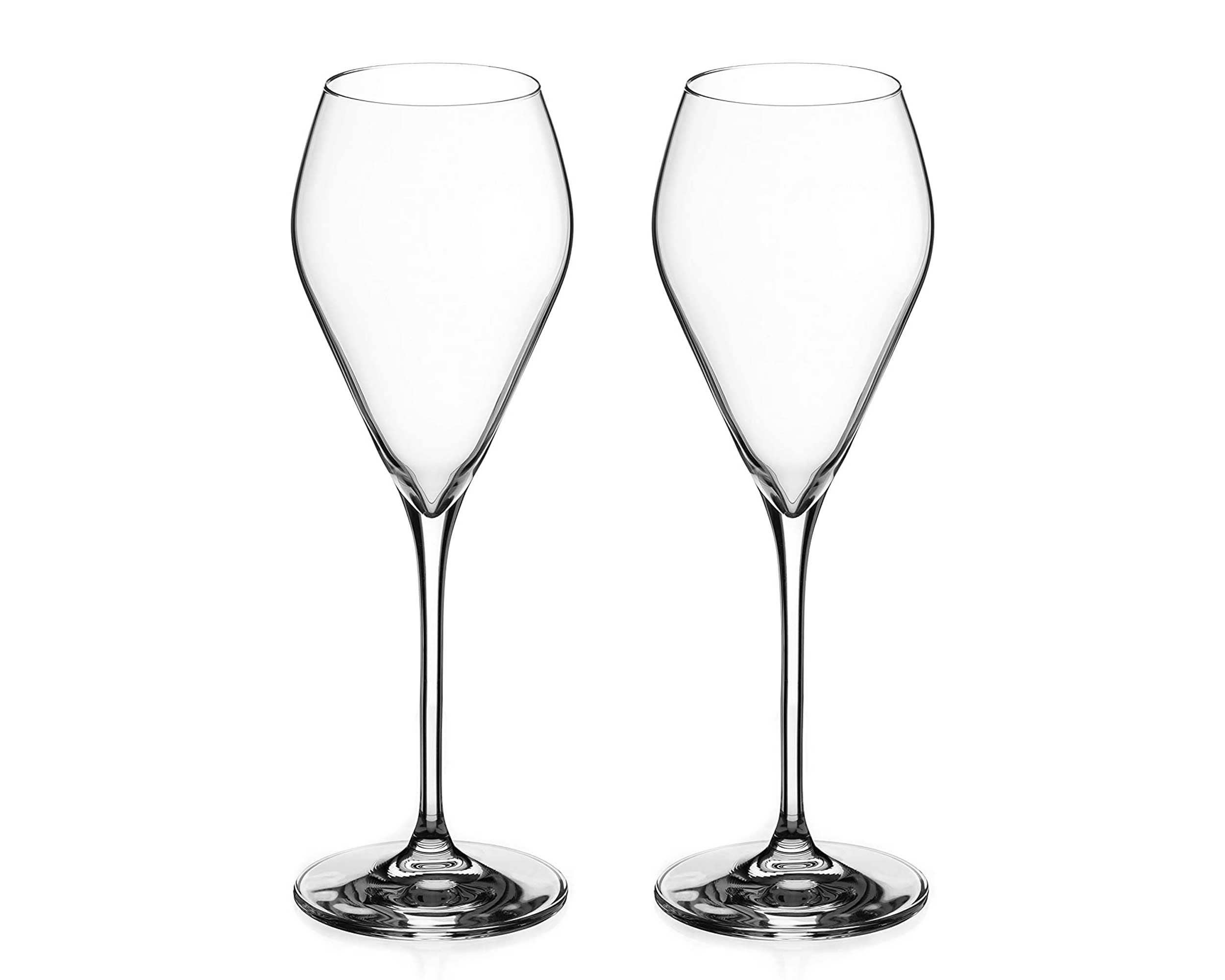 DIAMANTE - Vendita all'ingrosso Flute da champagne - Set di 2 bicchieri da prosecco Diamante in cristallo premium senza piombo0