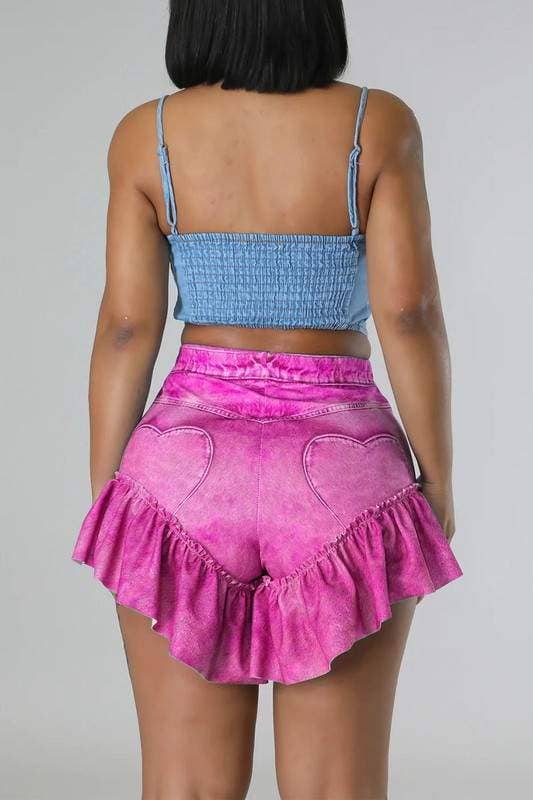 Flarix - Wholesale Shorts - Women's - ruffle trim shorts18