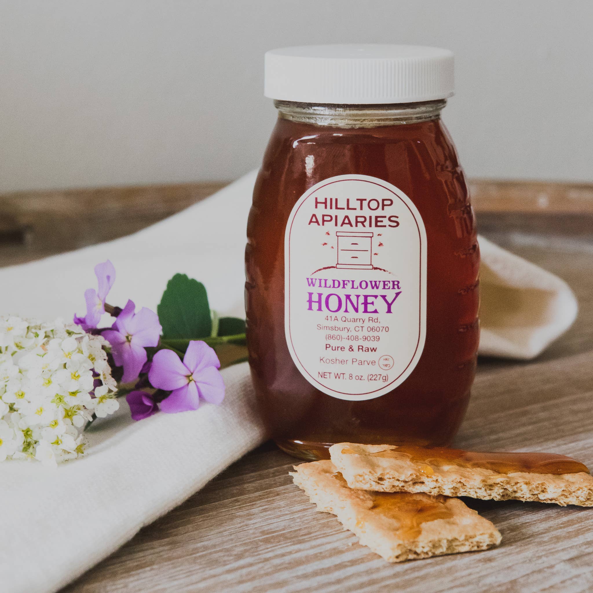 Hilltop Apiaries - Wholesale Honey - Wildflower Honey (8oz)1