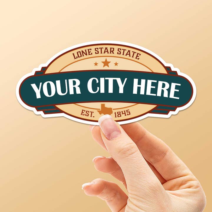 Sentinel Supply - Wholesale Sticker - Custom City Stickers - Location Badge Name Drop Decals
