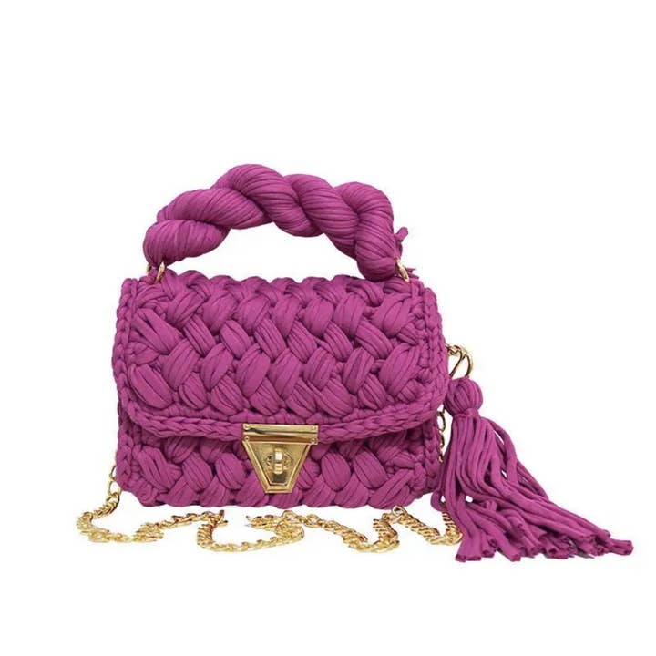 Elektra's Workshop - Wholesale Top Handle Bag - Women's - Crochet Bags Micro Bag13