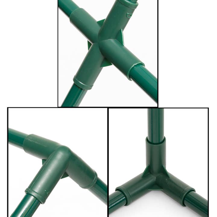 Quickway Imports - Wholesale Plant pot - Green Outdoor Waterproof Portable Plant Greenhouse with 2 Cl11