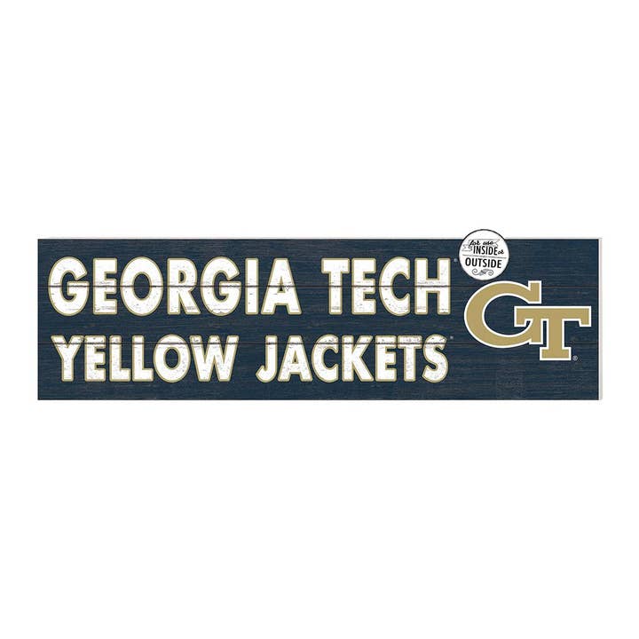 35x10 InOutdoor Team Logo Georgia Tech Yellow Jackets for wholesale by KH Sports Fan