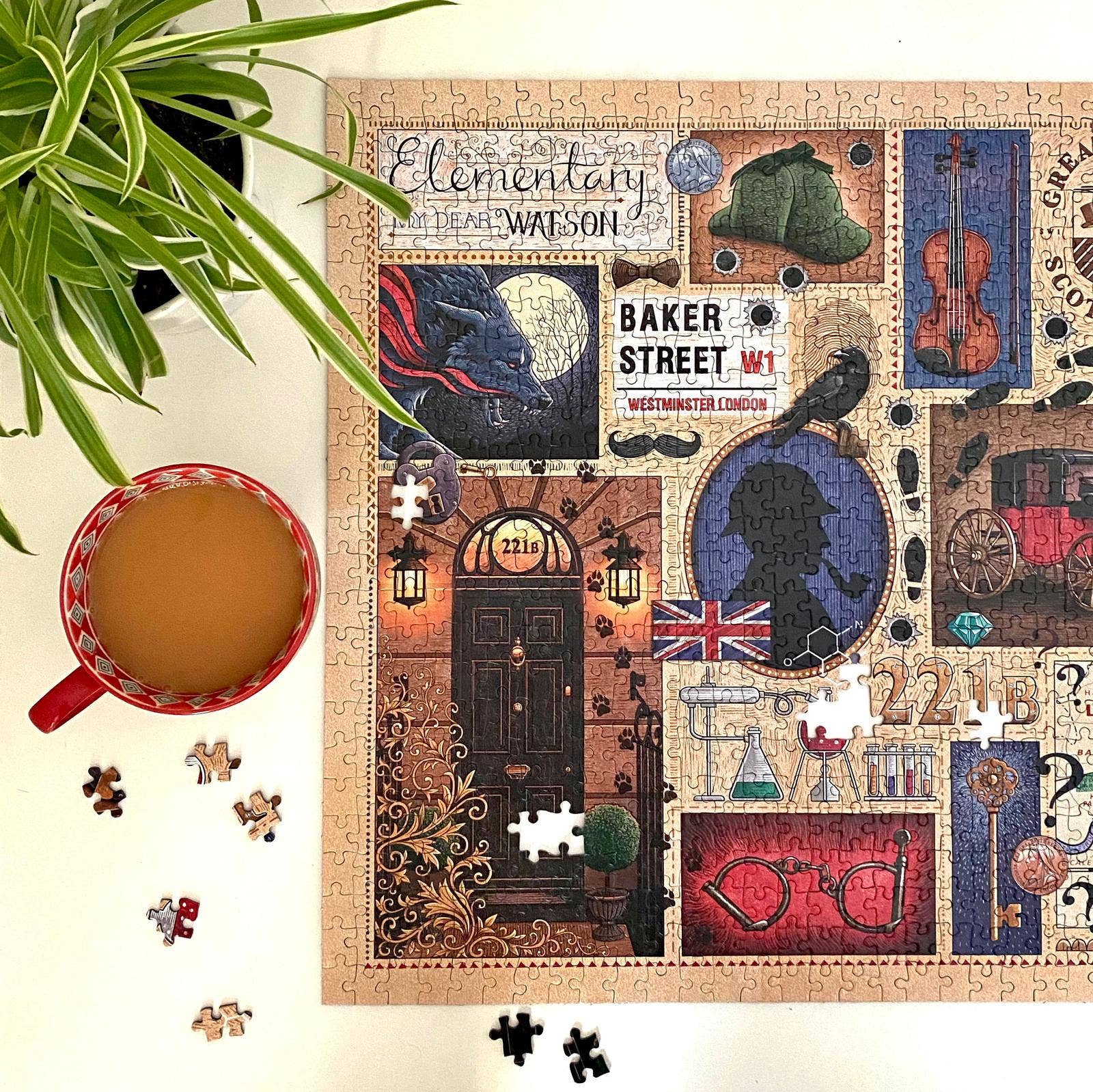 Gibsons Games Inc - Wholesale Puzzle - Adult - Book Club: Sherlock Holmes 1000 Piece Jigsaw Puzzle2