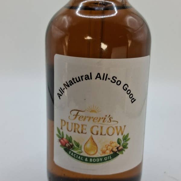 Ferreri’s Pure Glow Facial & Body Oil for wholesale by Ferreri's