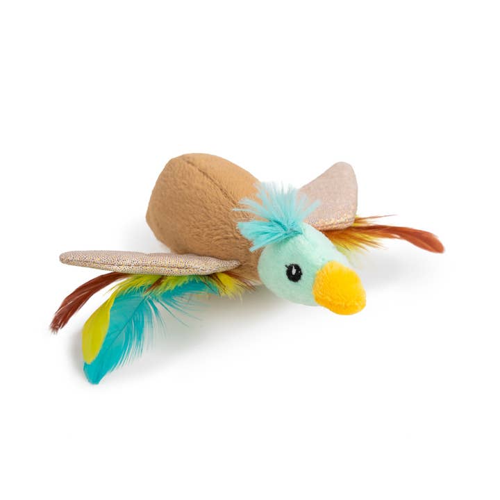 Pet Palette Distribution - Wholesale Pet Toy - Cat - Catstages Flapperz Duck Cat Toy Brown