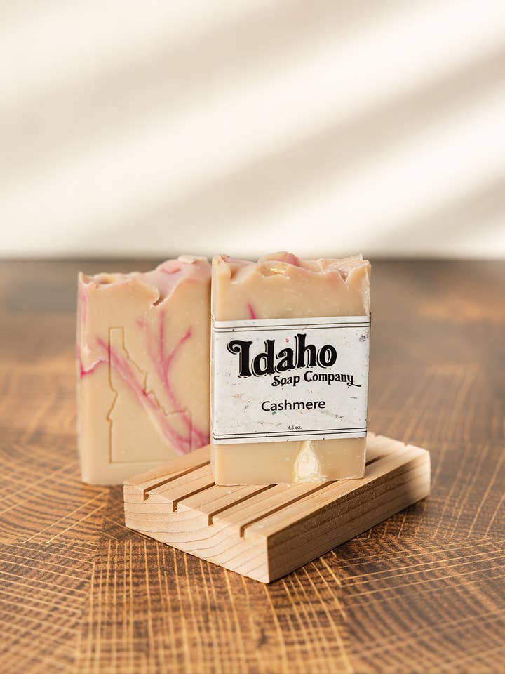 Cashmere Handmade Natural Bar Soap for wholesale by Idaho Soap Company