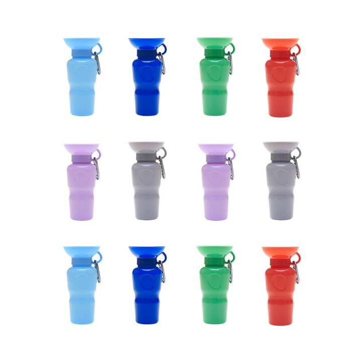 Springer Pets - Venta al por mayor Botella de agua - Perros - Botella de agua para perros de viaje, 650 ml, Clásica (12 unidades)