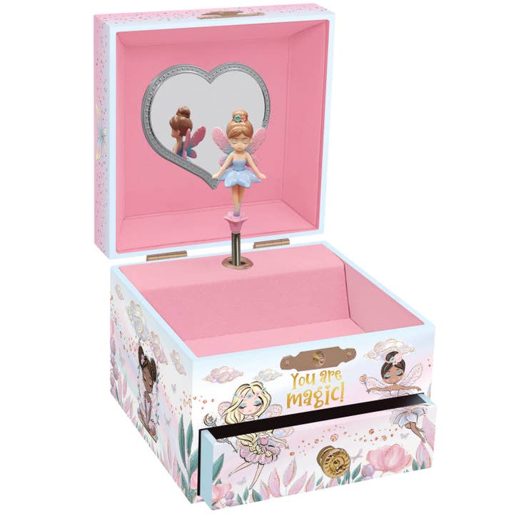 US Toy Company - Wholesale Jewelry Box/Organizer - Kids - Fairy Musical Jb 3-unit case pack