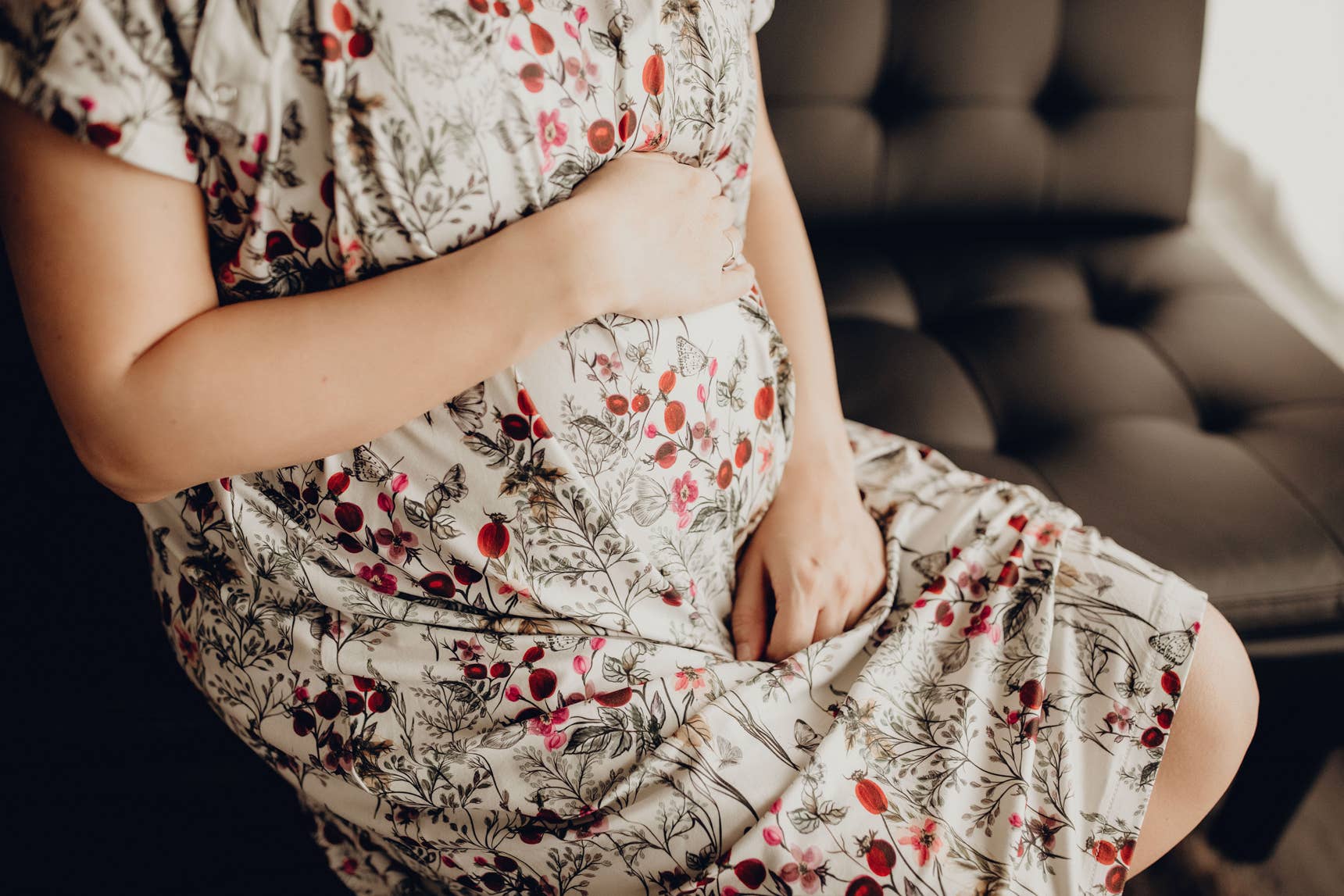 Three Little Tots - Wholesale Dress - Maternity - Floral Mommy Labor and Delivery/ Nursing Gown15