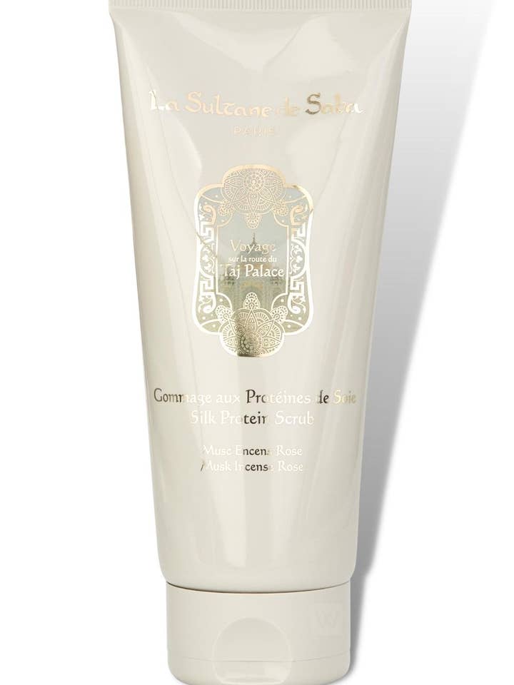Silk Protein Scrub - Musk Incense Rose - Taj Palace Journey for wholesale by La sultane de Saba