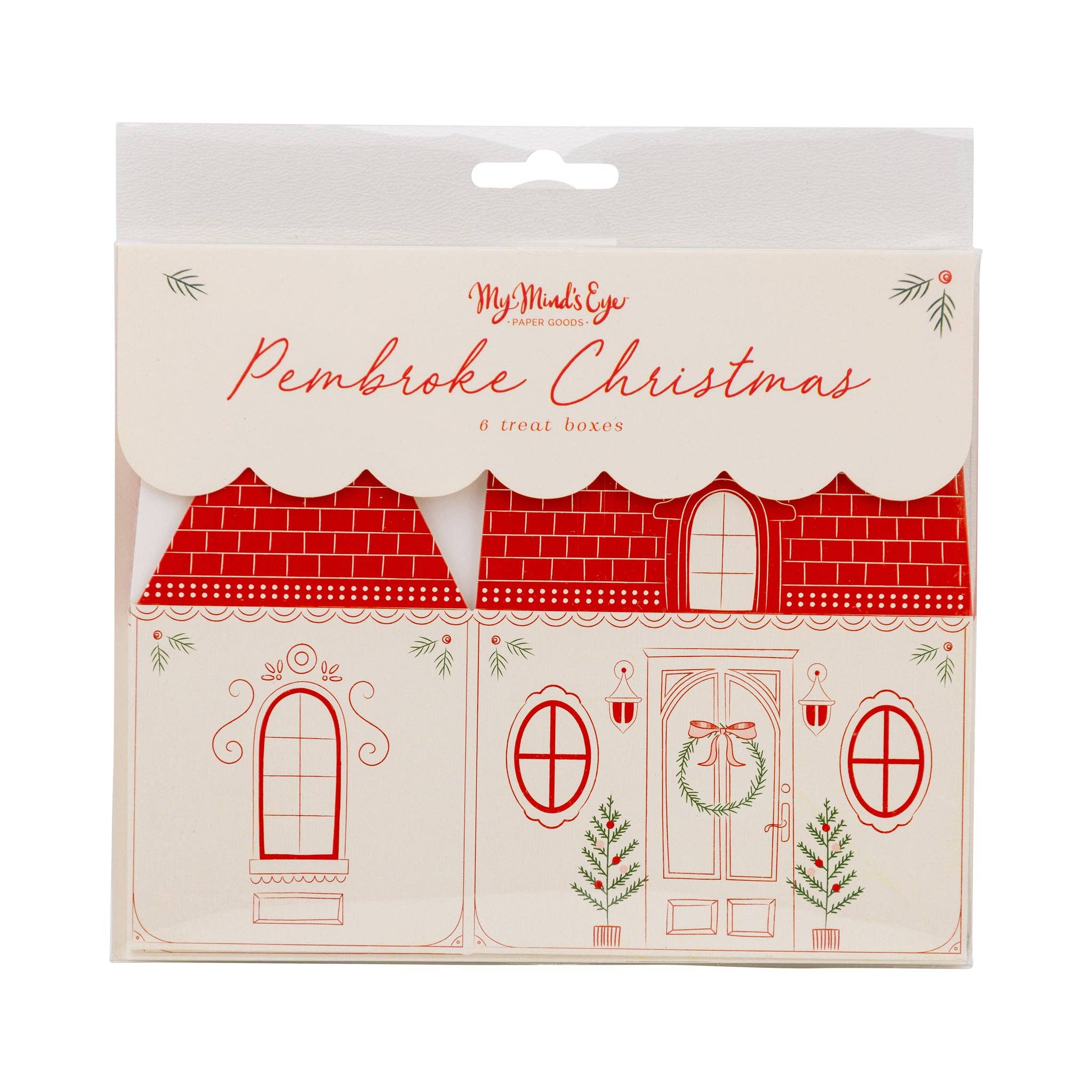 My Mind’s Eye - Wholesale Party Favor Bag/Box - PEM1208 -  Row House Gable Box3