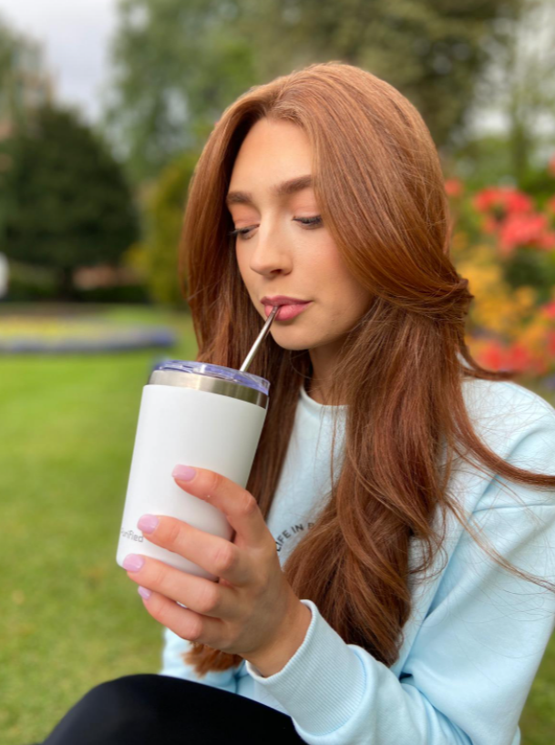 Purified - Venta al por mayor Vaso termo - Taza de café reutilizable | Taza de viaje | 12 oz/340 ml | Gris6