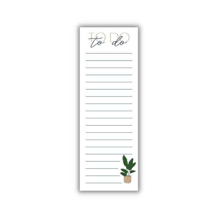 Bloc de notas forrado estilo Plant To Do List para venta al por mayor de Western Fancies
