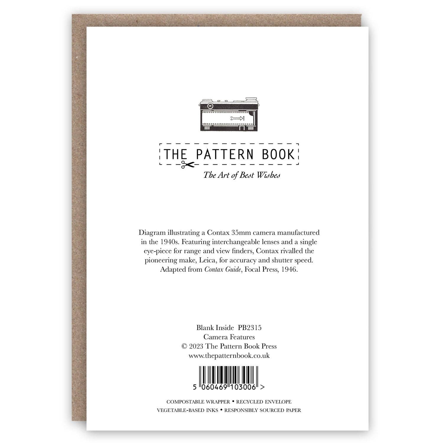 The Pattern Book - Venta al por mayor Tarjetas de felicitación - Características de la cámara1