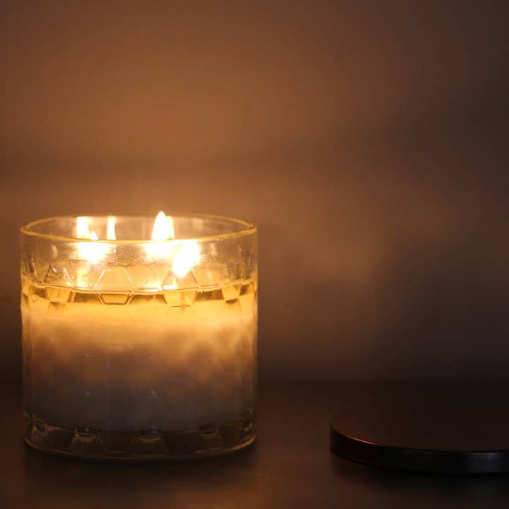 Jacob’s Candles - Wholesale Jar/filled candle - Warm Vanilla | Handpoured 3-Wick Soy Wax Candle2