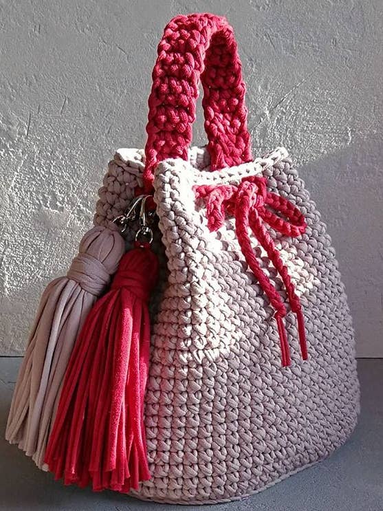 Sac Pochette Tissé à la Main - "Ophelia" pour la vente par SIBYLLADELPHICA