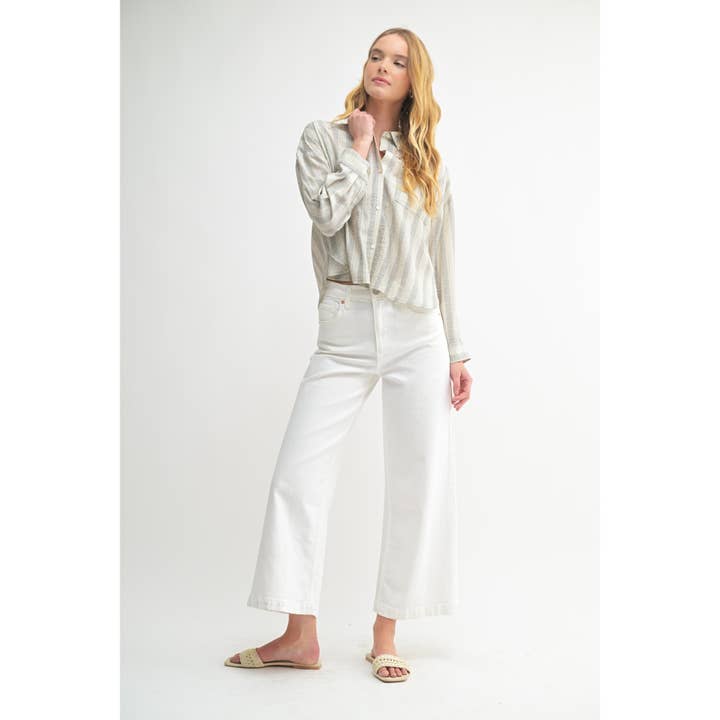 GREY MULTI STRIPE SHIRTS for wholesale on Faire10