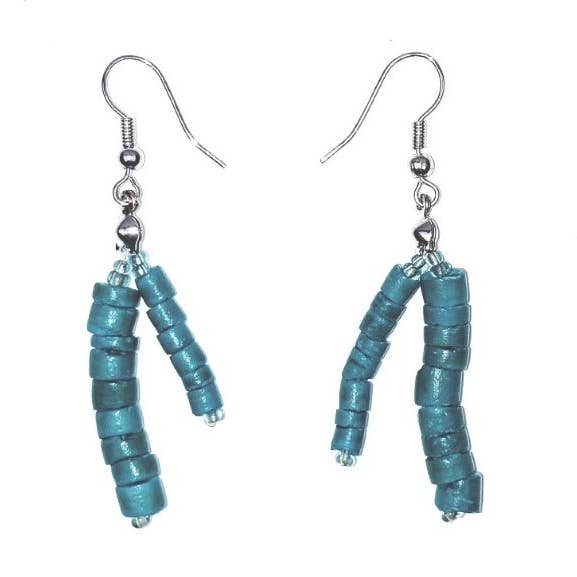 Frisa Earrings - Turquoise for wholesale by Katie and Company