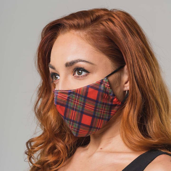 Eurostick - Wholesale Protective face mask/shield - Royal Stewart Printed Face Mask2