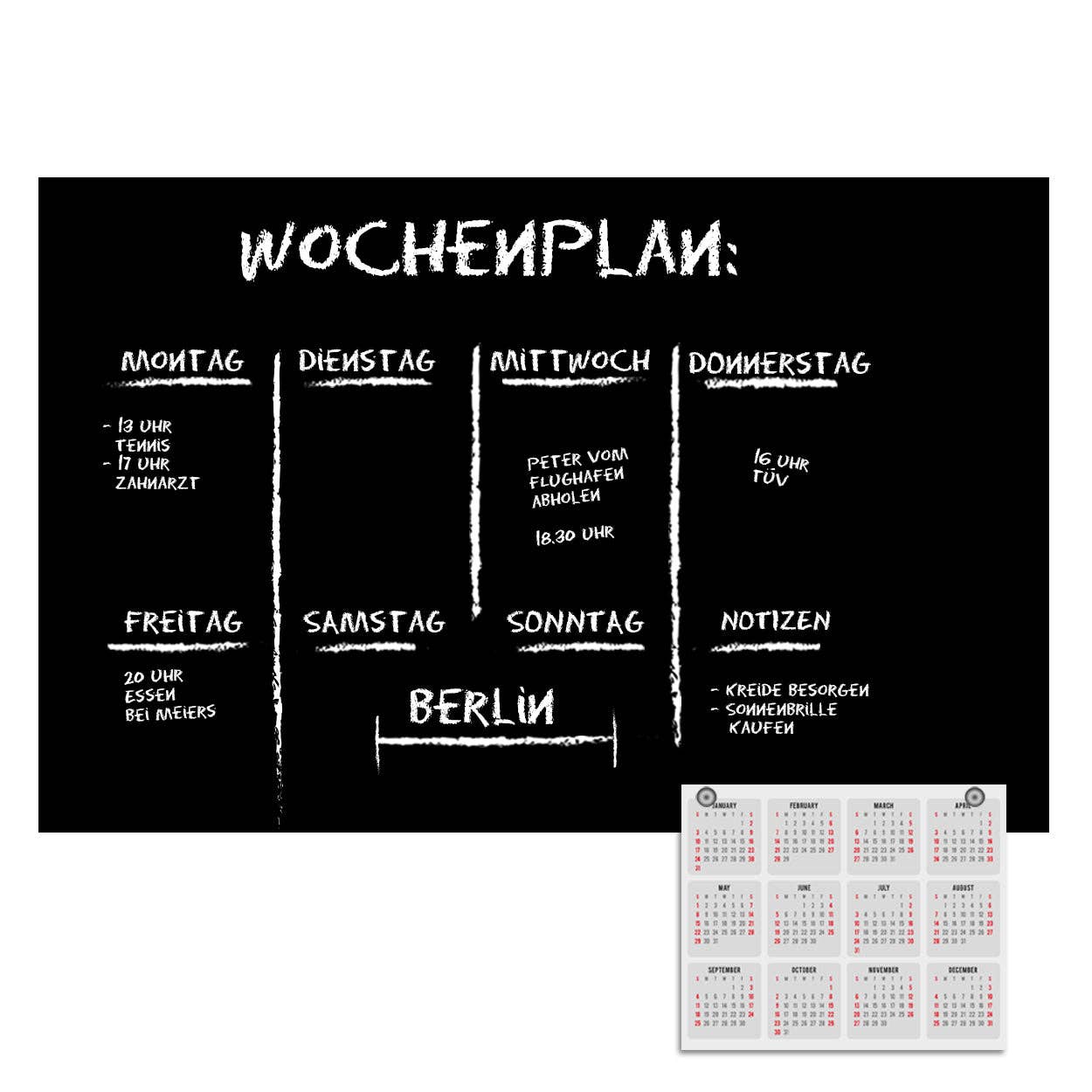 Queence - Wholesale Magnet Board - Magnetic blackboard film - black4