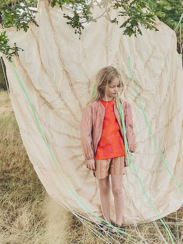 Kids Stripe Wide Leg Shorts – Cotton for wholesale by Studio Koter