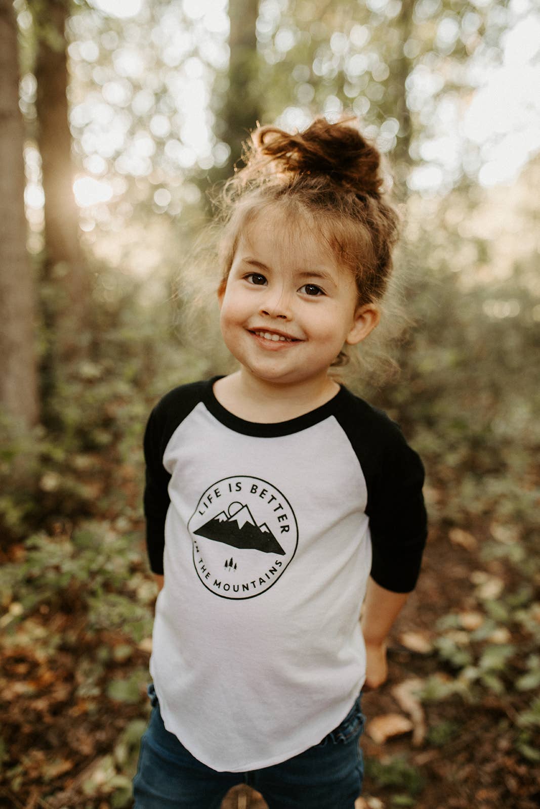MY-Fish Black Raglan T-Shirts Short Sleeve Kahlo Sports Sweat Tee for Kids Boys Girls