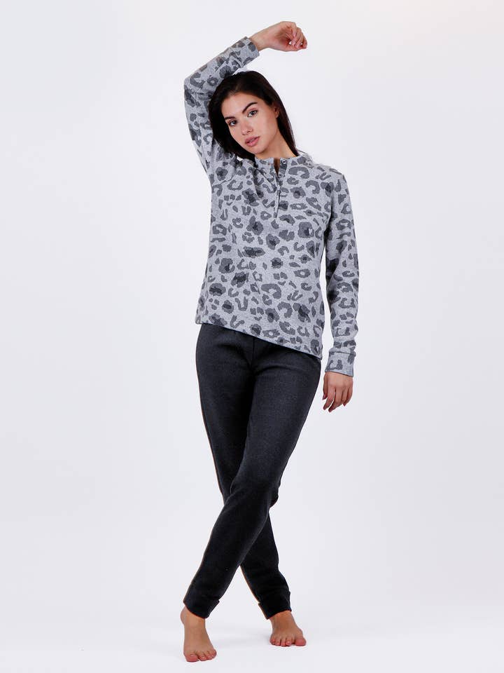 ADMAS Skin Langærmet Pyjamas til kvinder for engroshandel hos ADMAS