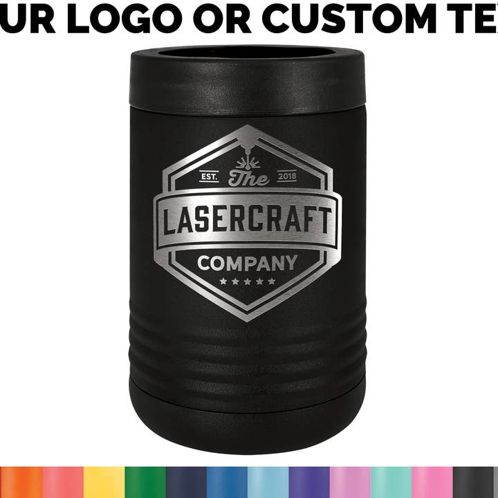 Porte-bidon et bouteille personnalisé avec illustration personnalisée ou logo pour la vente par The Lasercraft Company