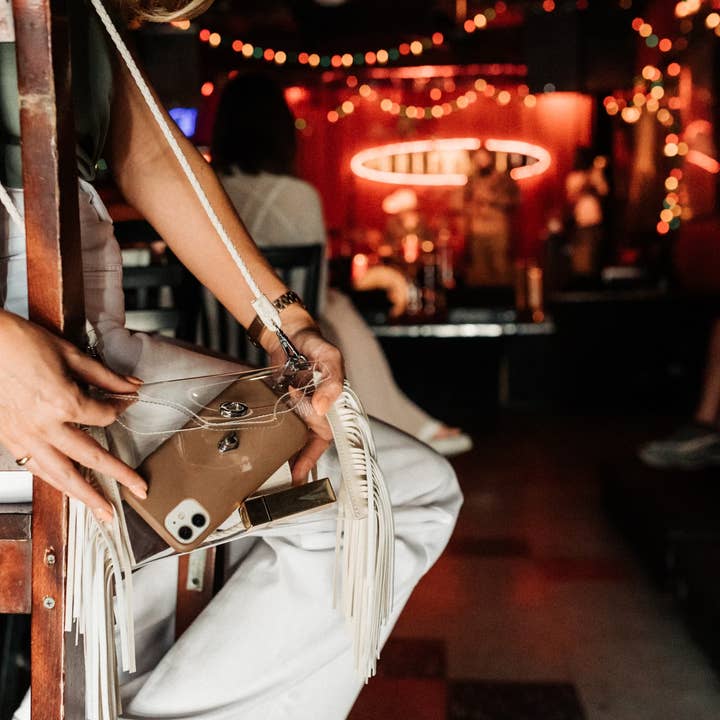 Margo Paige - Wholesale Crossbody Bag - Women's - Clear Fringe Crossbody1