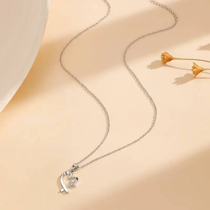 Syrrios Gifts LLC - Wholesale Pendant/Charm Necklace - Heart Cross Pendant Necklace Christian Jewelry Gift Women5
