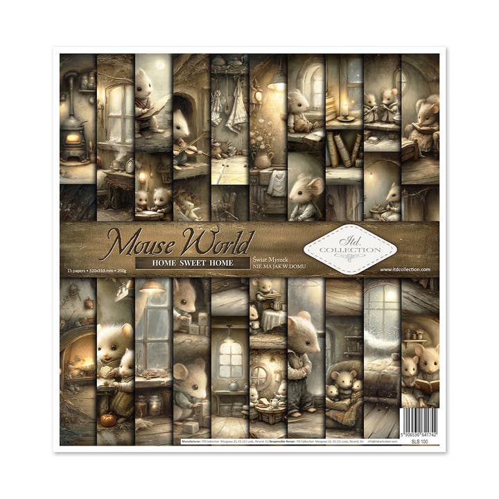 SLS-100 conjunto 11pcs x310x320mm/12,2x12,6in -Mouse World Home por atacado de ITD Collection