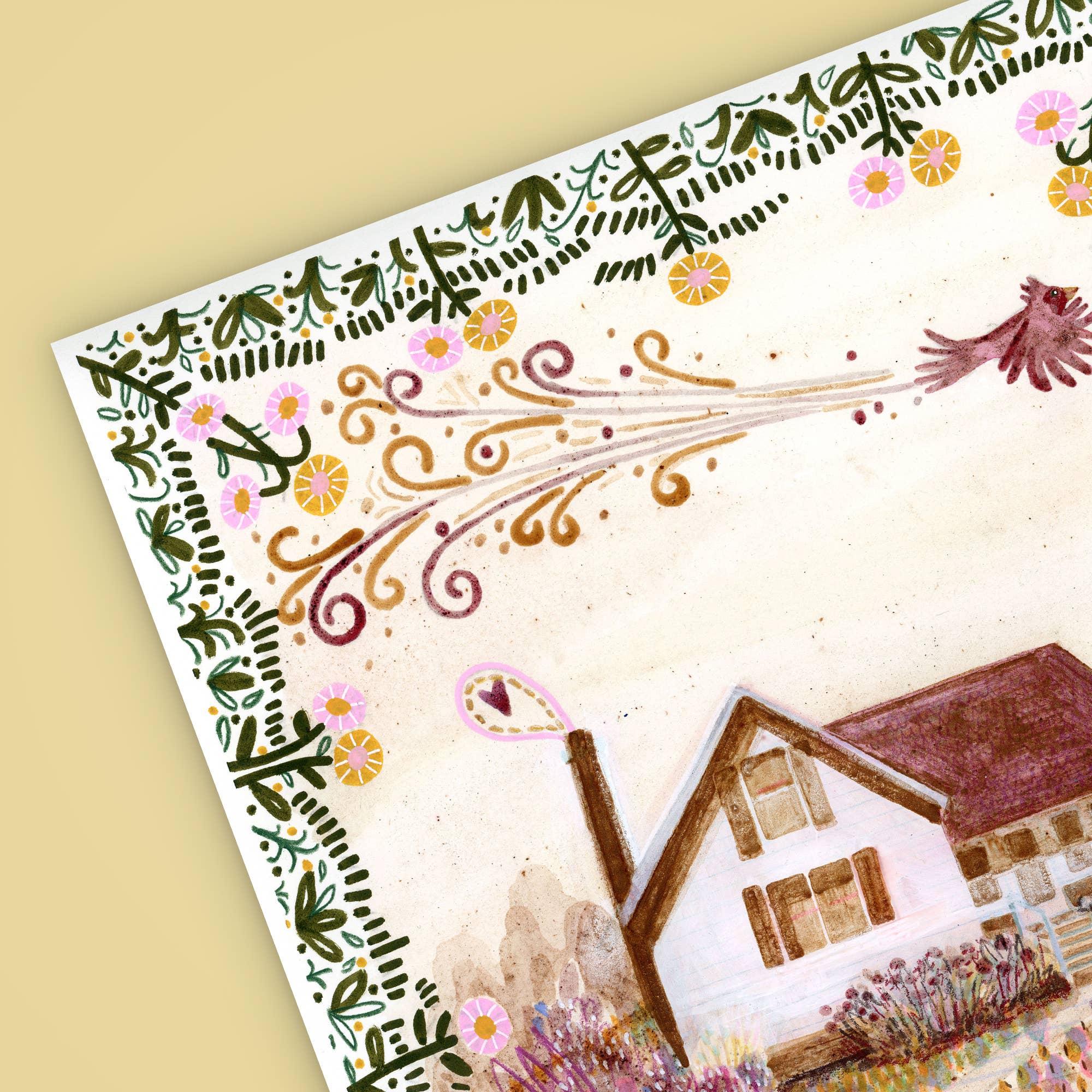 H Miller Ink Illustration Art wholesale products - Wholesale Art Print - Rustic Farmhouse | Art Print | Rural Wall Art & Home Decor1