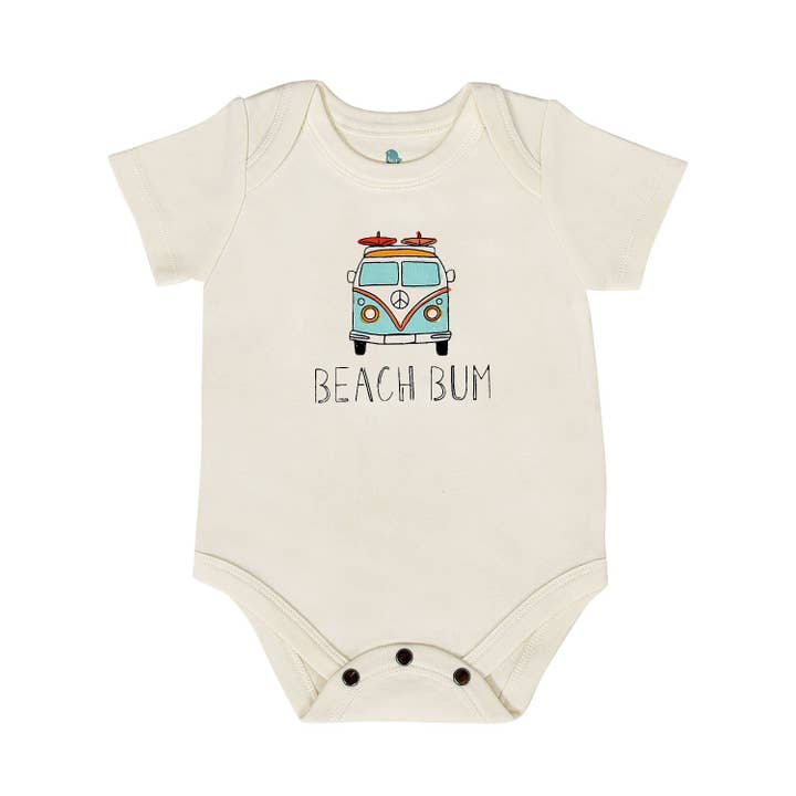 baby grafisk økologisk bodystocking | strandbums for engroshandel hos Finn + Emma