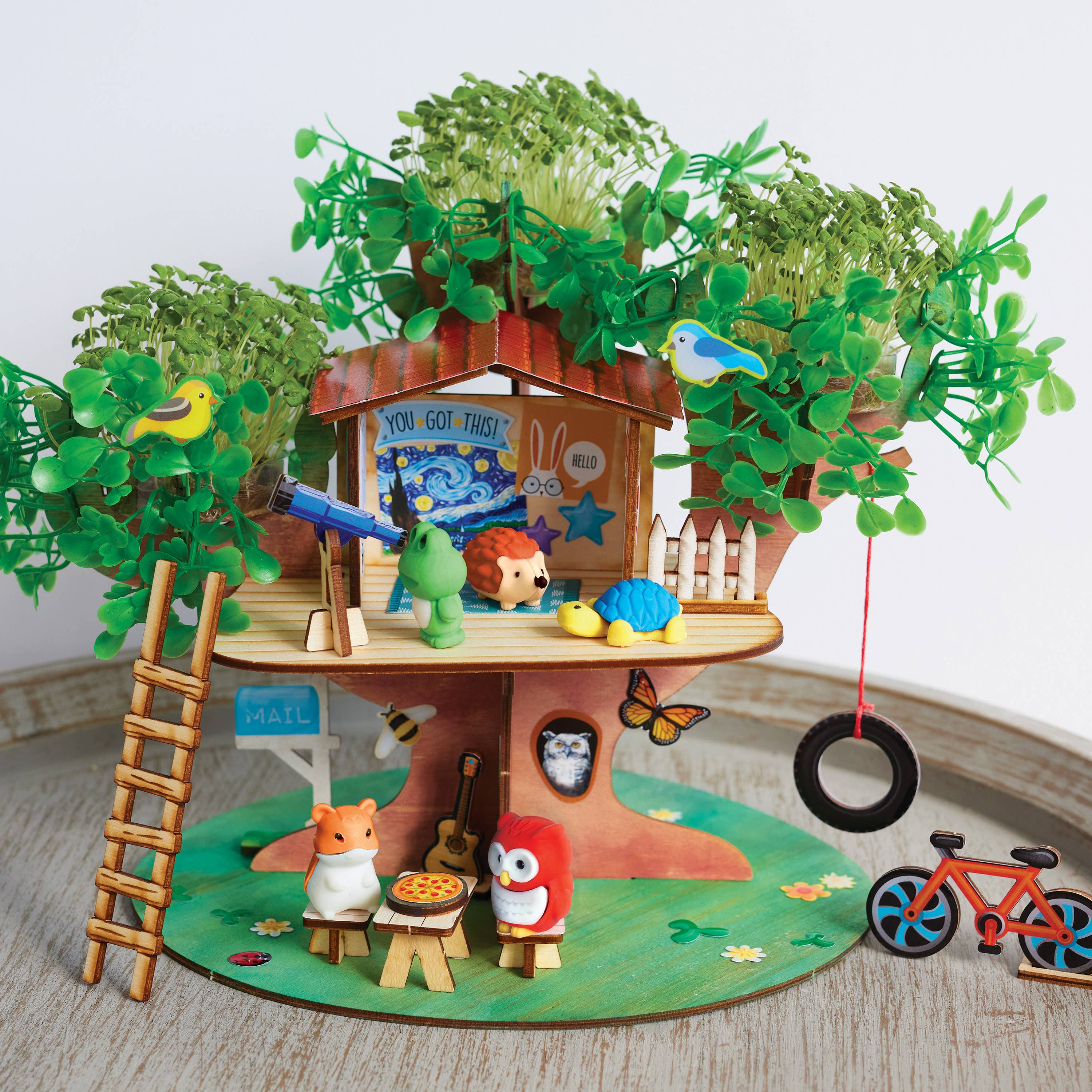 Faber-Castell / Creativity for Kids - Wholesale DIY Craft Kit - Kids - Build & Grow Tree House - DIY Craft Kit for Kids1