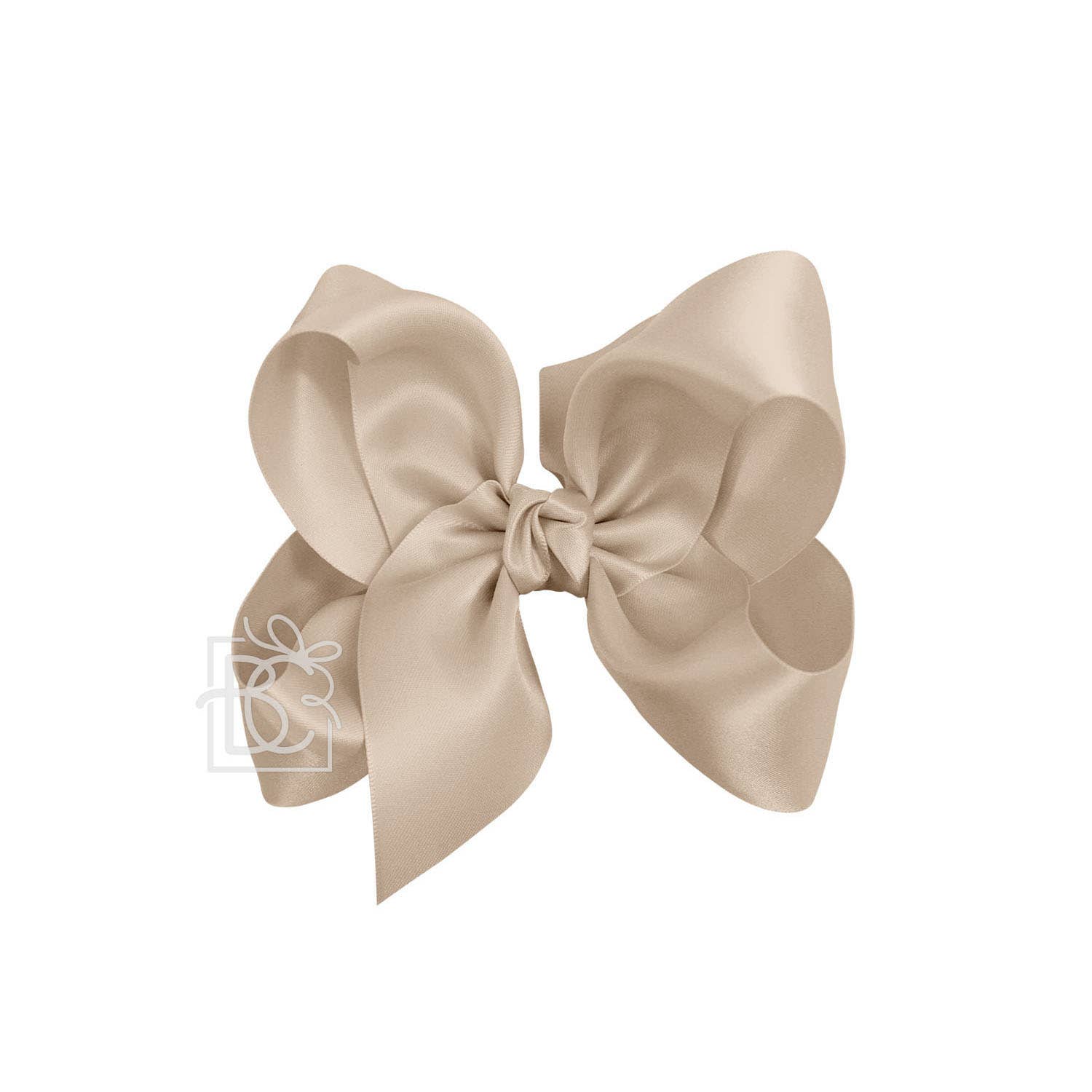 Beyond Creations, LLC - Wholesale Hair Bow - Kids - SATIN BOW ON CLIP95