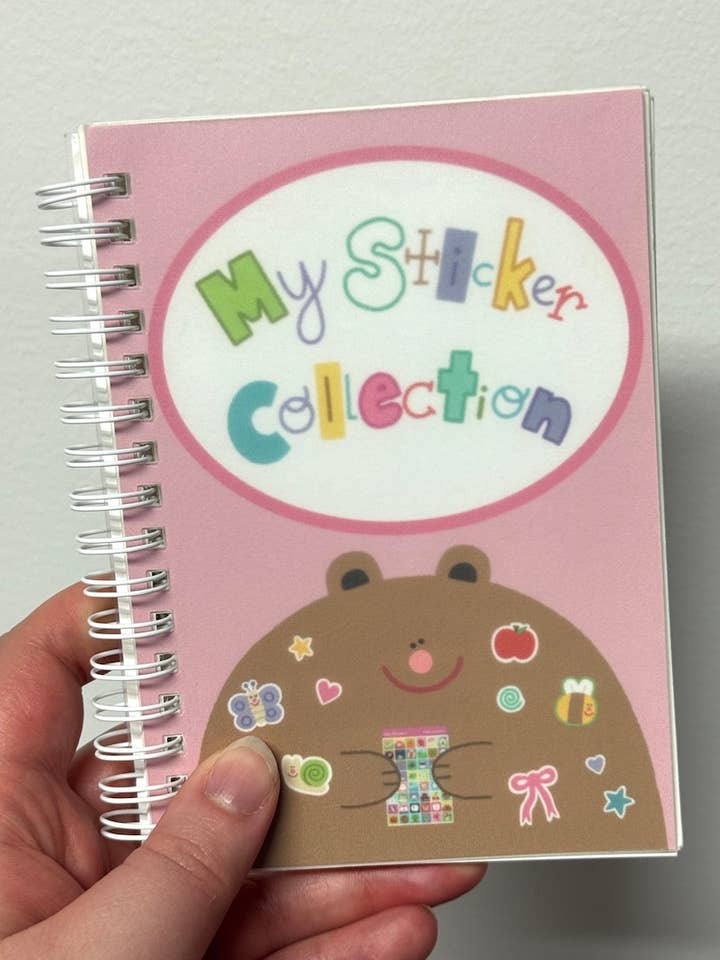 Sticker Collector Book for wholesale by Rolly Poly Studios